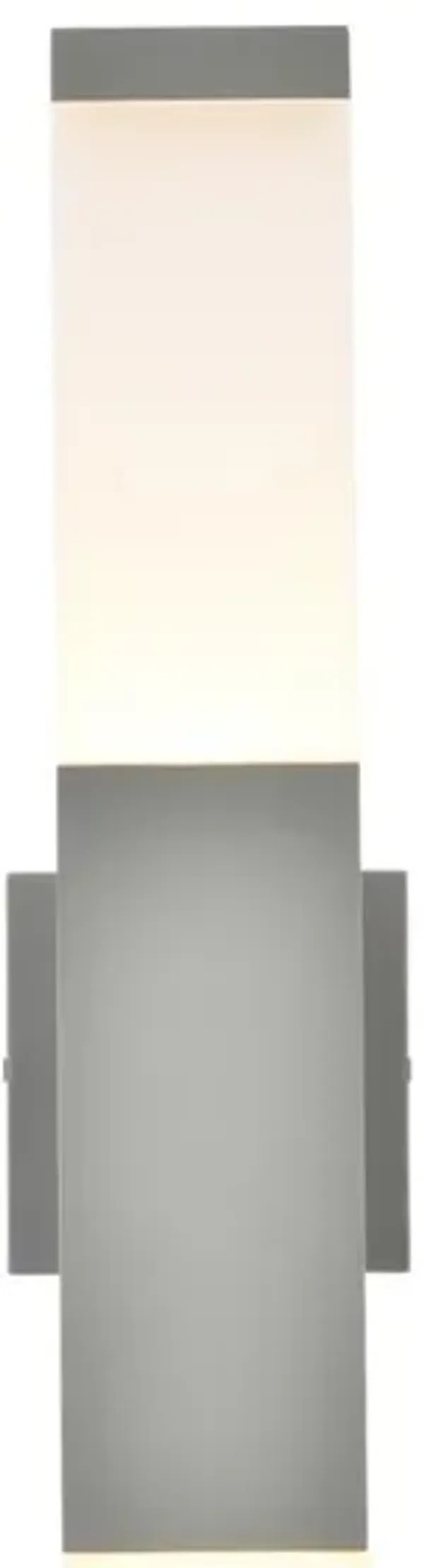 Living District Raine Integrated LED wall sconce  in silver