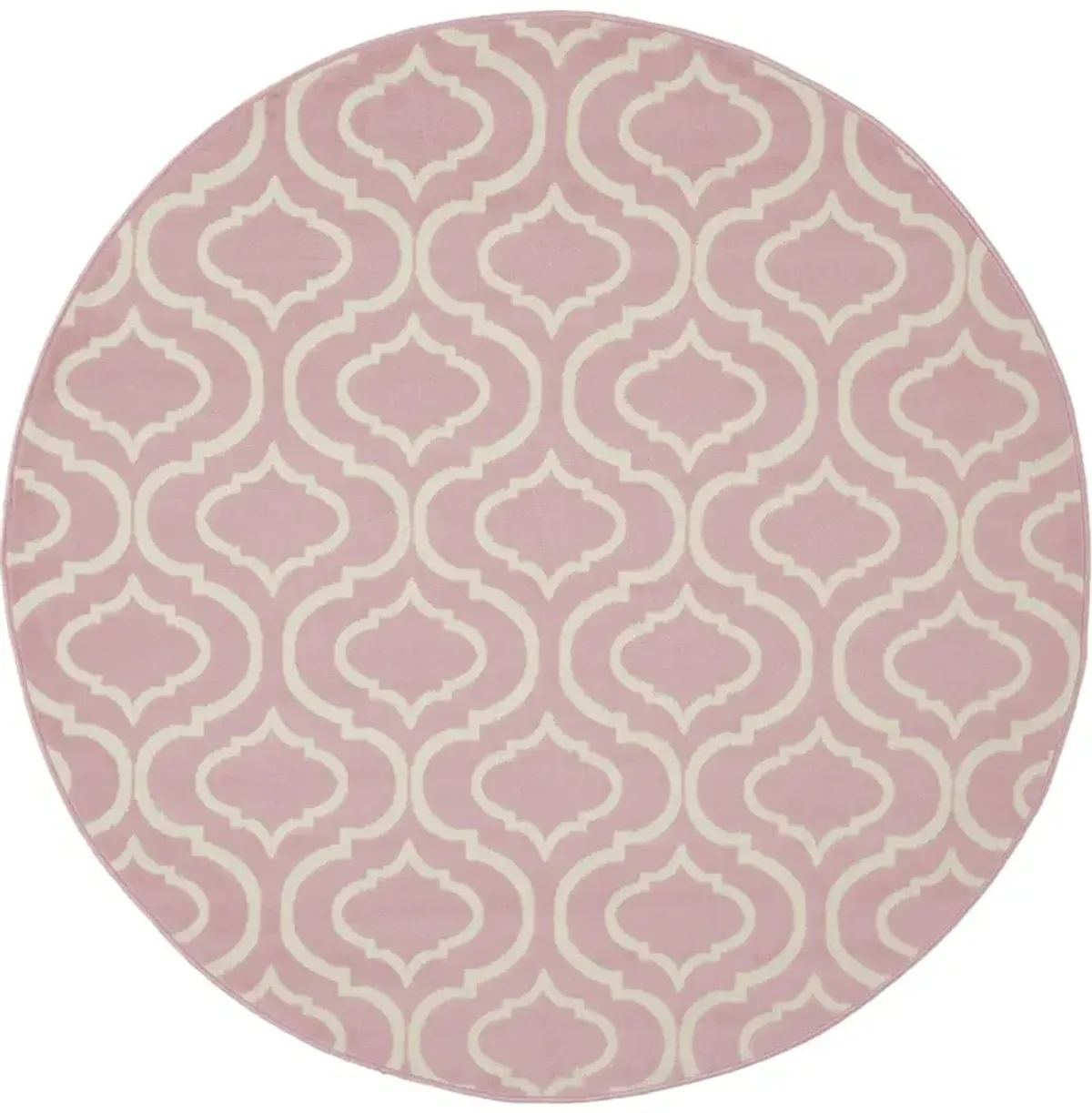 Jubilant JUB19 Pink 5'3" x Round Rug
