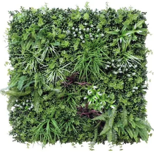 Luxury Tropical Vista Artificial Vertical Garden 40" x 40" 11SQ FT Commercial Grade UV Resistant