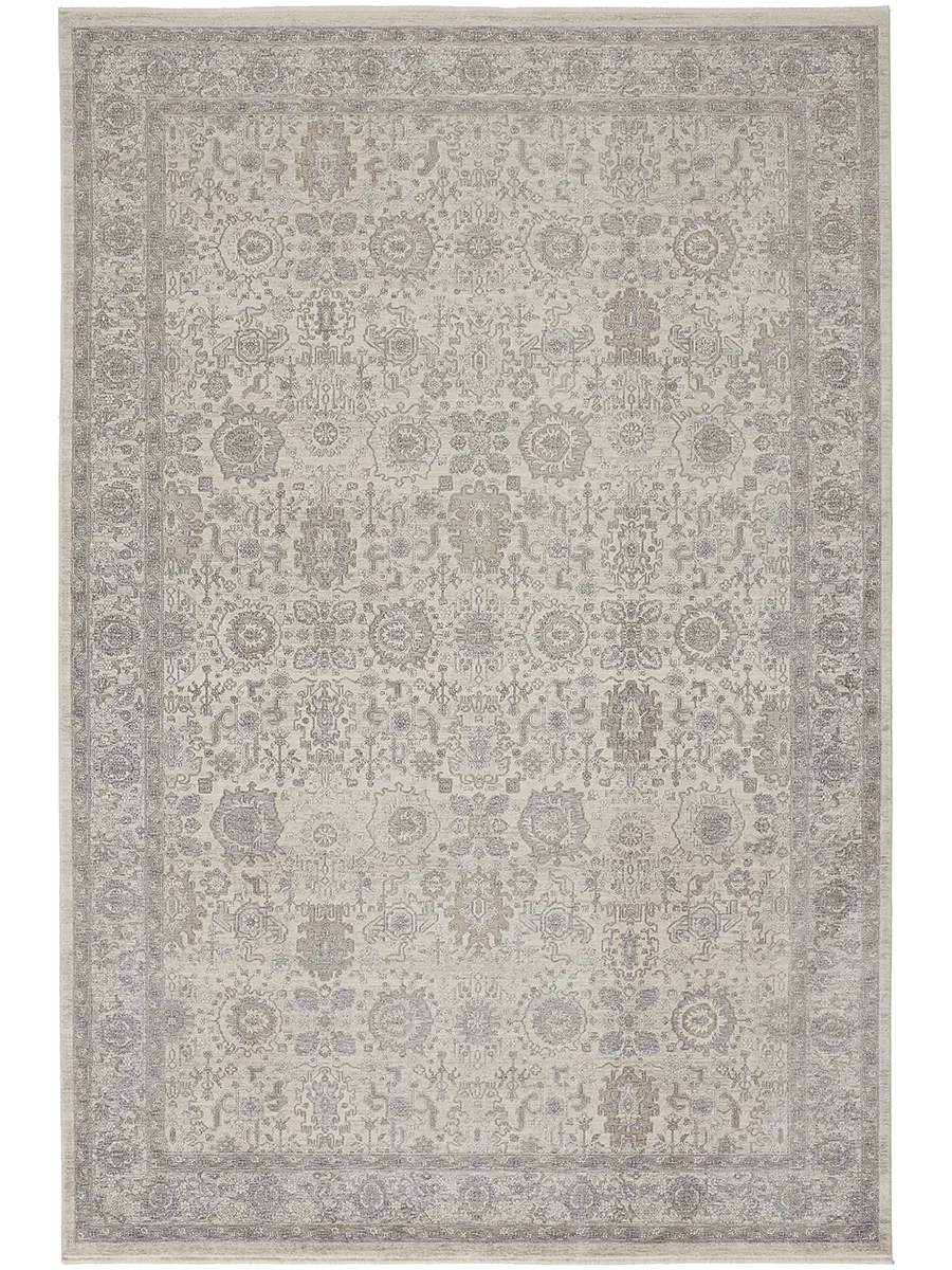 Marquette 3776F Gray/Silver/Ivory 2'8" x 10' Rug