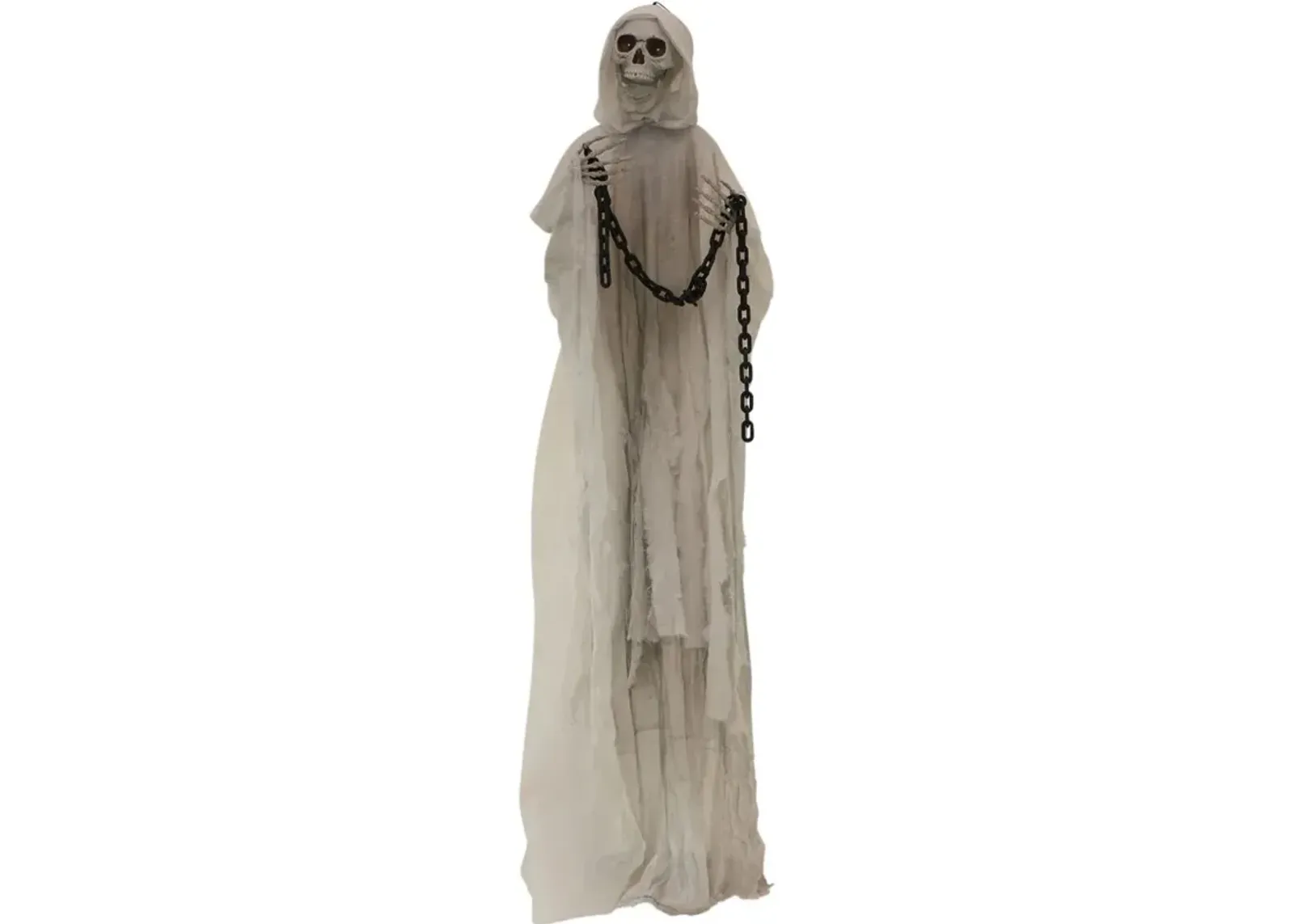 Haunted Hill Farm 75 Animated standing reaper with chains