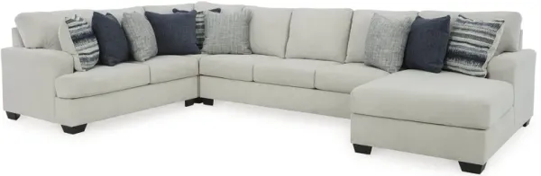 Lowder 4-Piece Sectional with Chaise