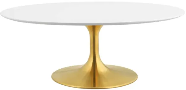 Lippa 42" Oval-Shaped Coffee Table