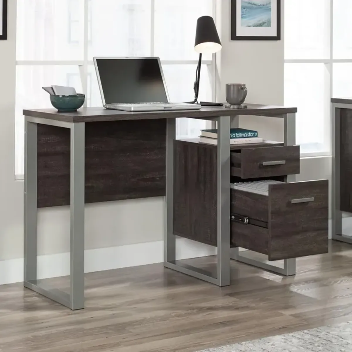 Sauder Rock Glen Desk Blade Walnut