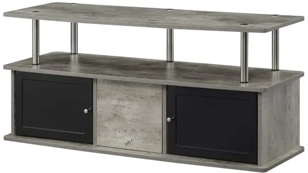 Convience Concept, Inc. TV Stand with 3 Storage Cabinets and Shelf for TVs up to 55 inches