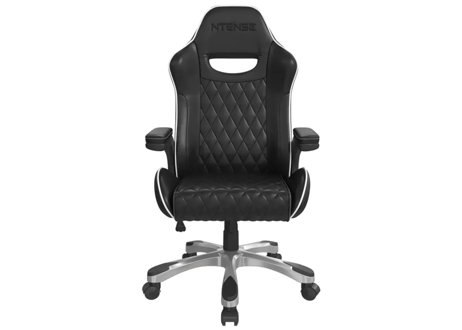 Galaxy Gaming and Office Chair, Black Faux Leather