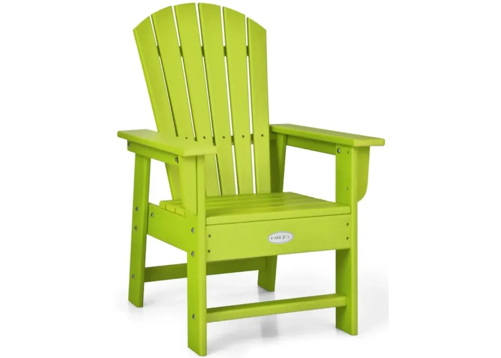 Hivvago Patio Kids' Adirondack Chair with Ergonomic Backrest