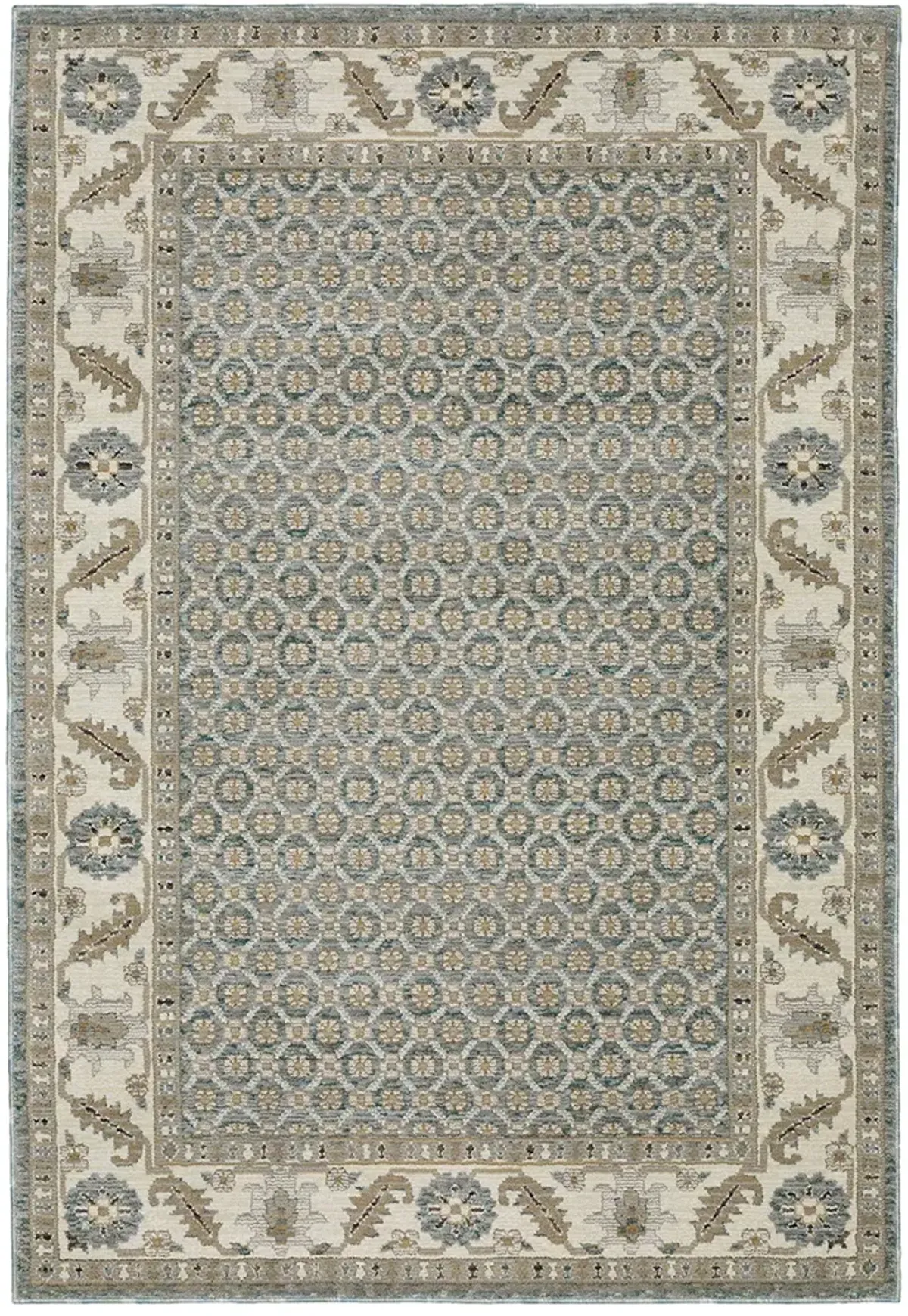 Andorra 1'10" x 3'2" Blue Rug