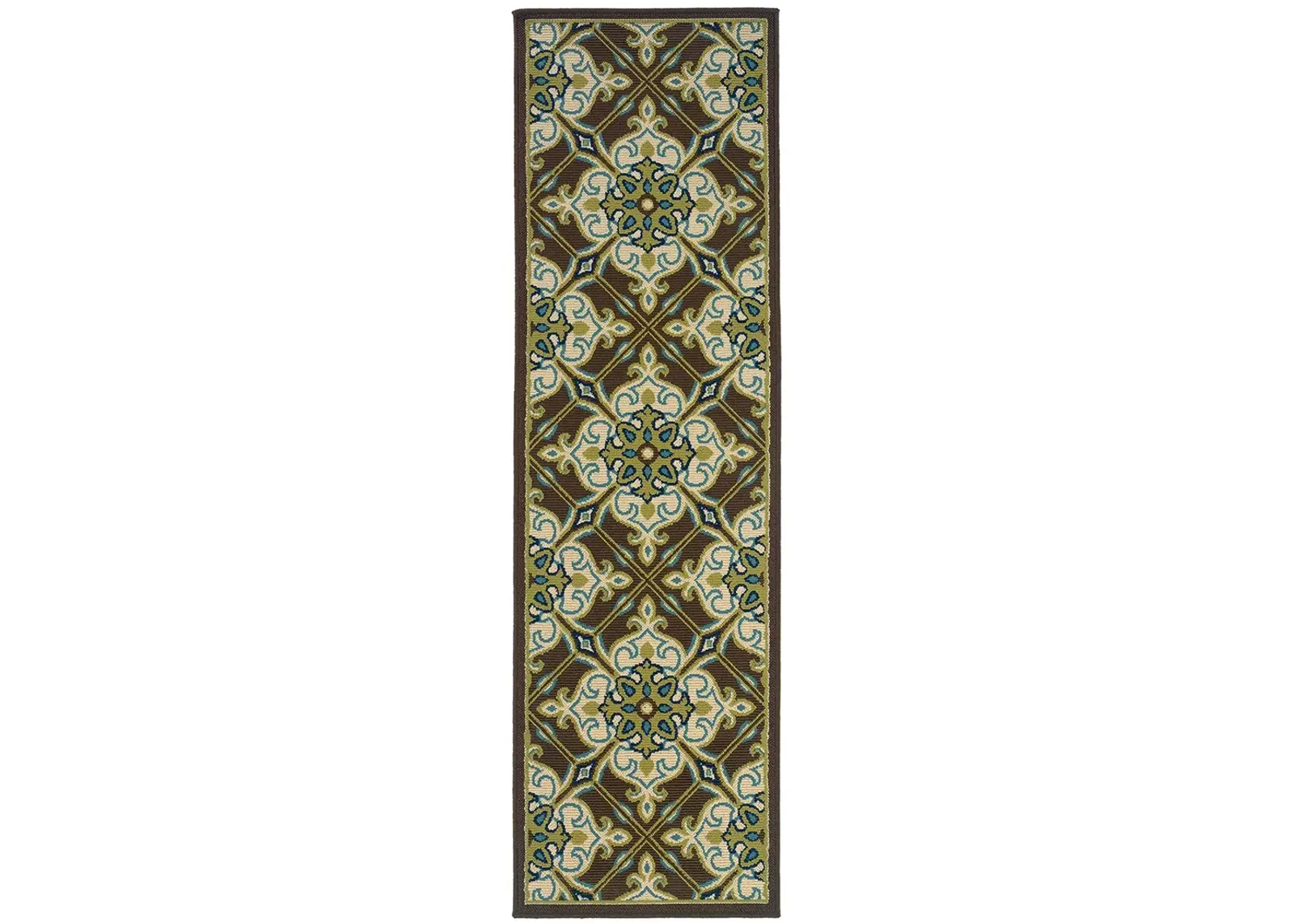 Caspian 2'3" x 7'6" Brown Rug