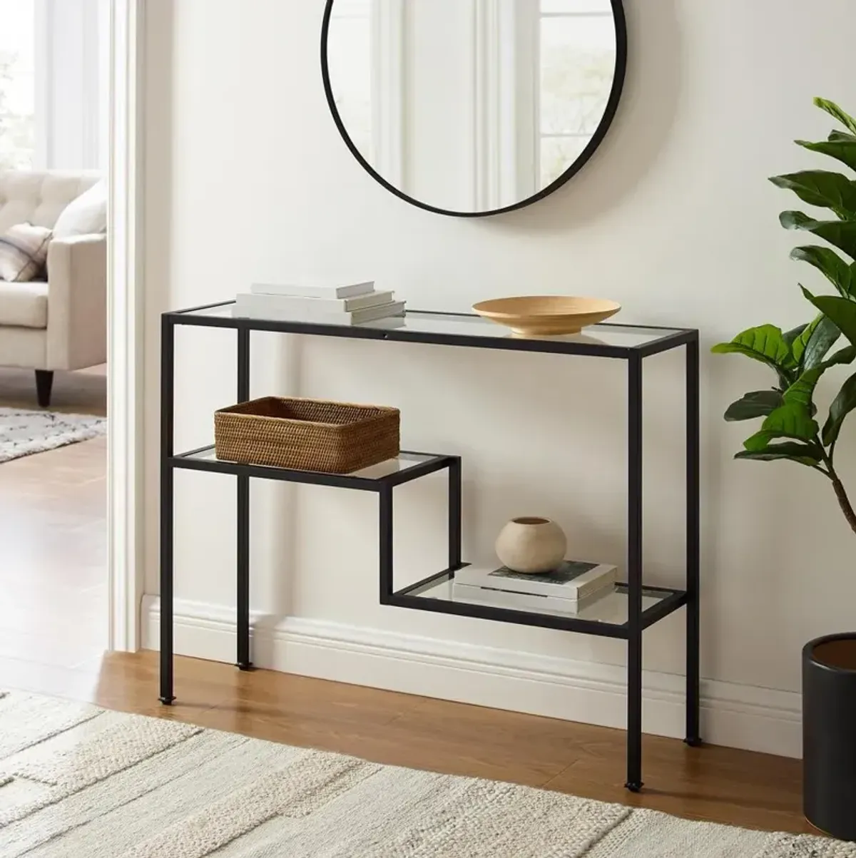 Sloane Console Table Matte Black