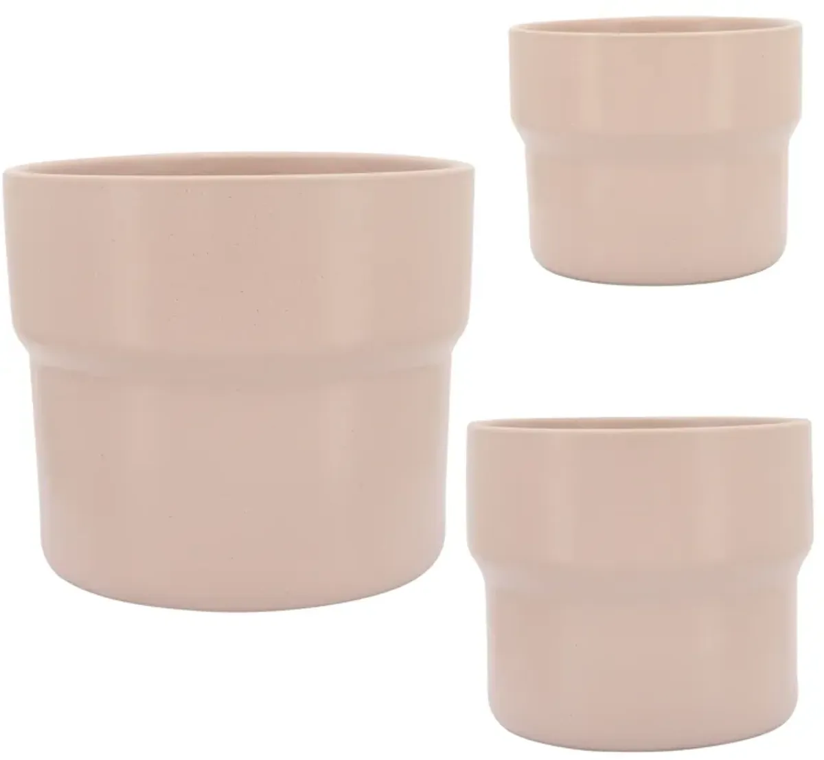 Cer, Mushroom Planters, Blush