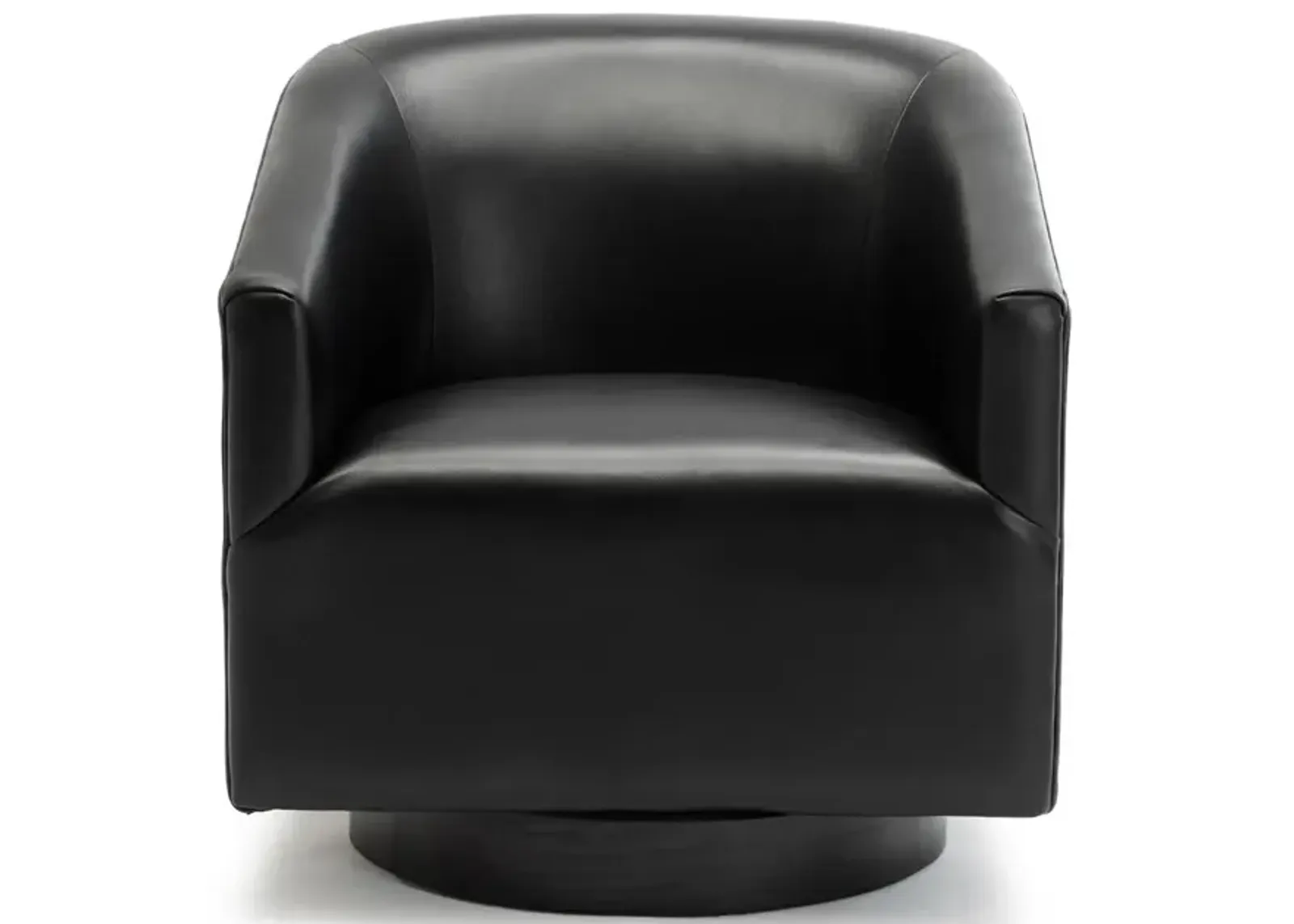 Comfort Pointe Gaven Black Wood Base Swivel Chair