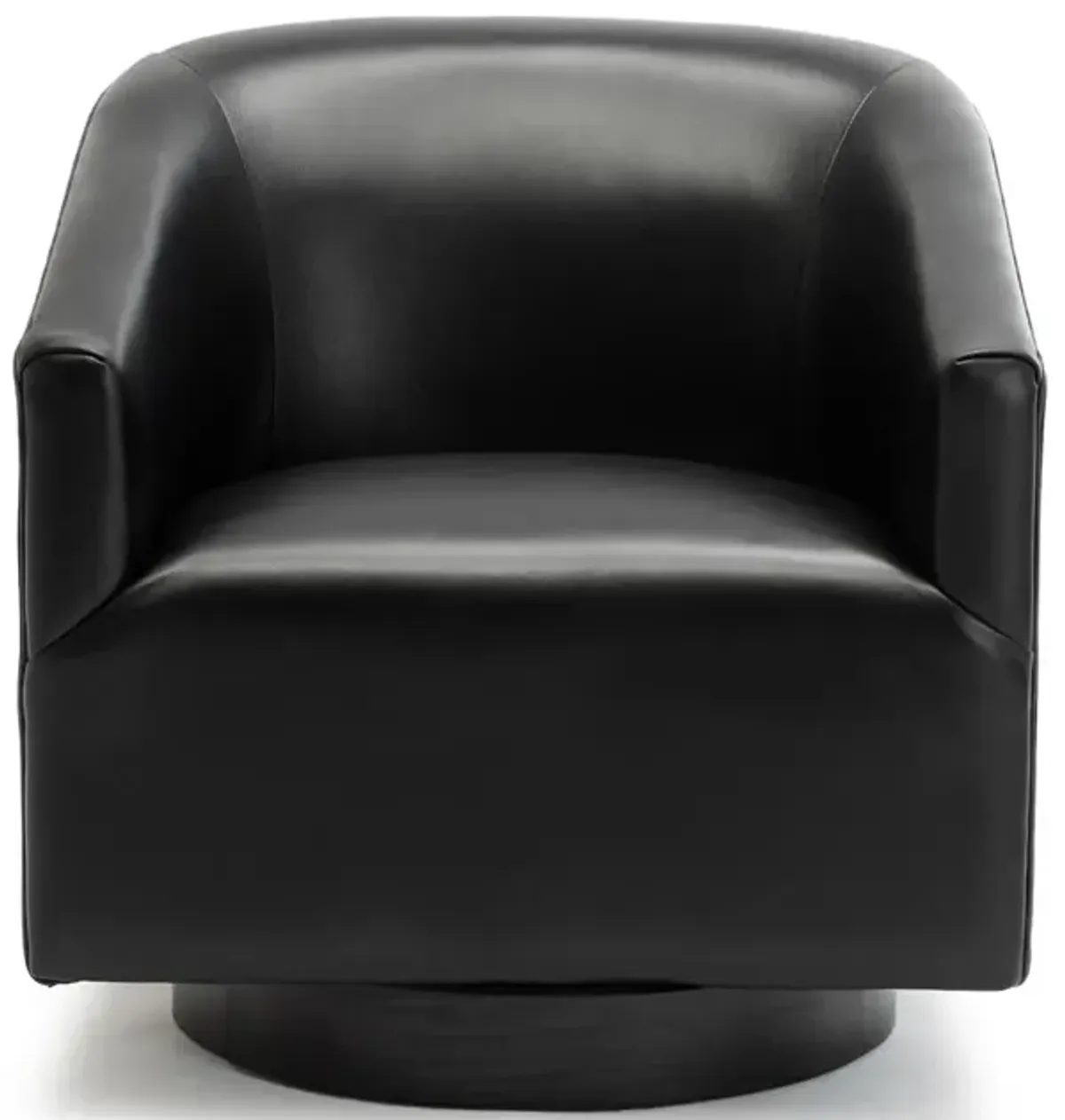 Comfort Pointe Gaven Black Wood Base Swivel Chair