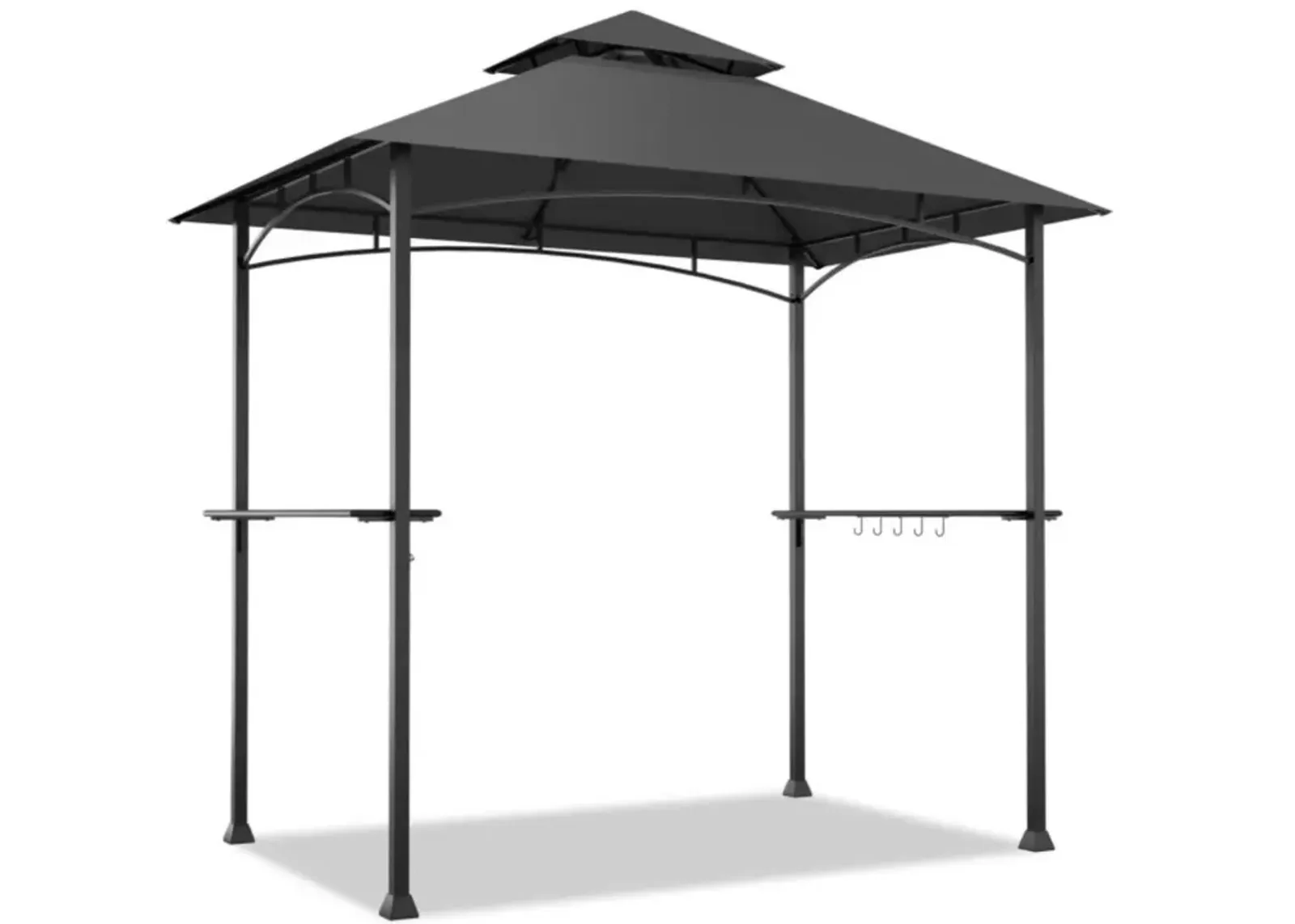 Hivvago 8 x 5 Feet Outdoor Barbecue Grill Gazebo Canopy Tent BBQ Shelter