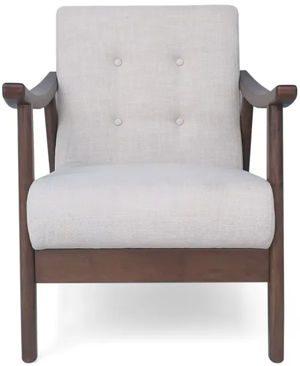 Merax Mid-Century Modern Tufted Armchair Accent Chair
