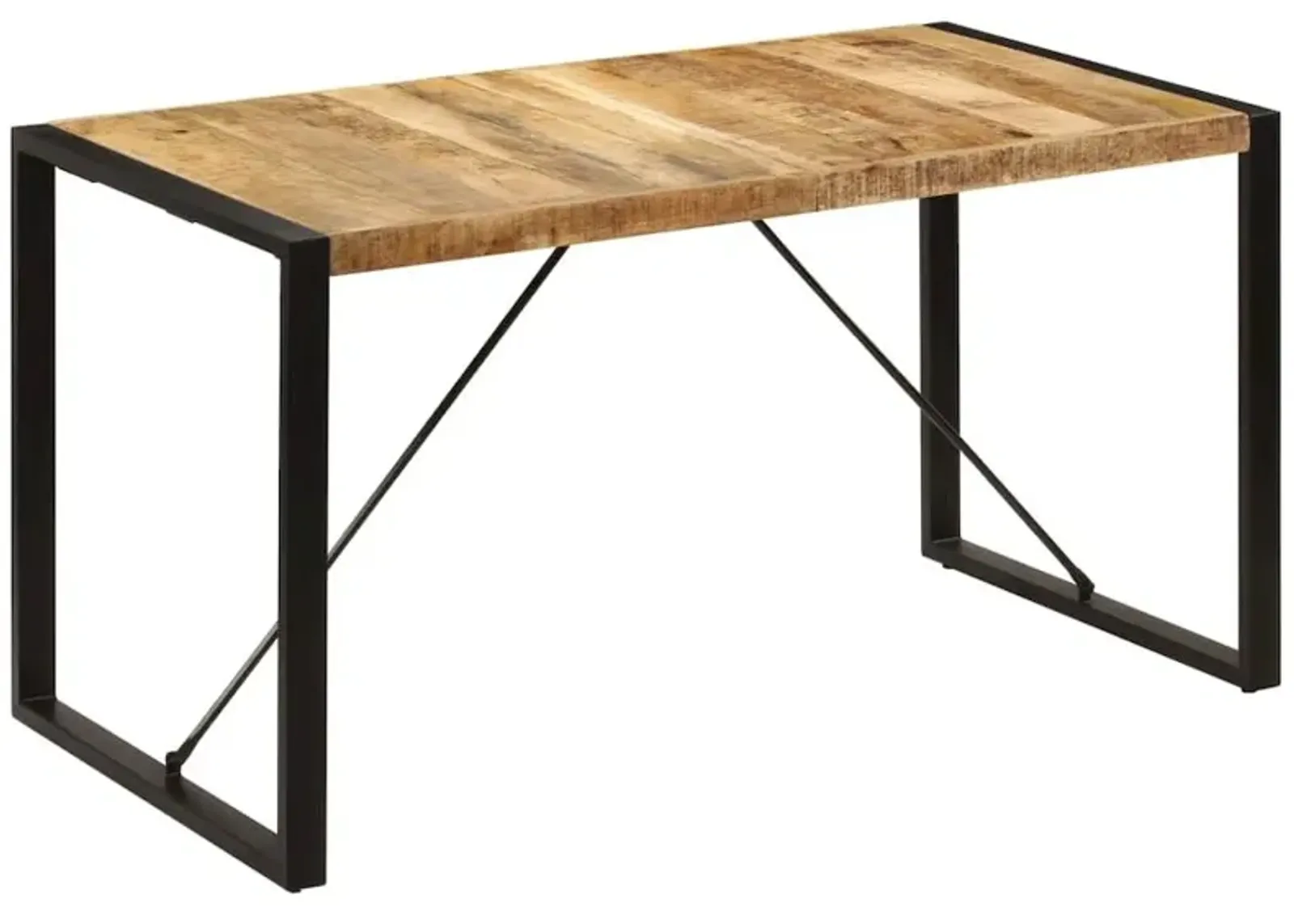 vidaXL Dining Table 55.1"x27.6"x29.5" Solid Mango Wood, 247420