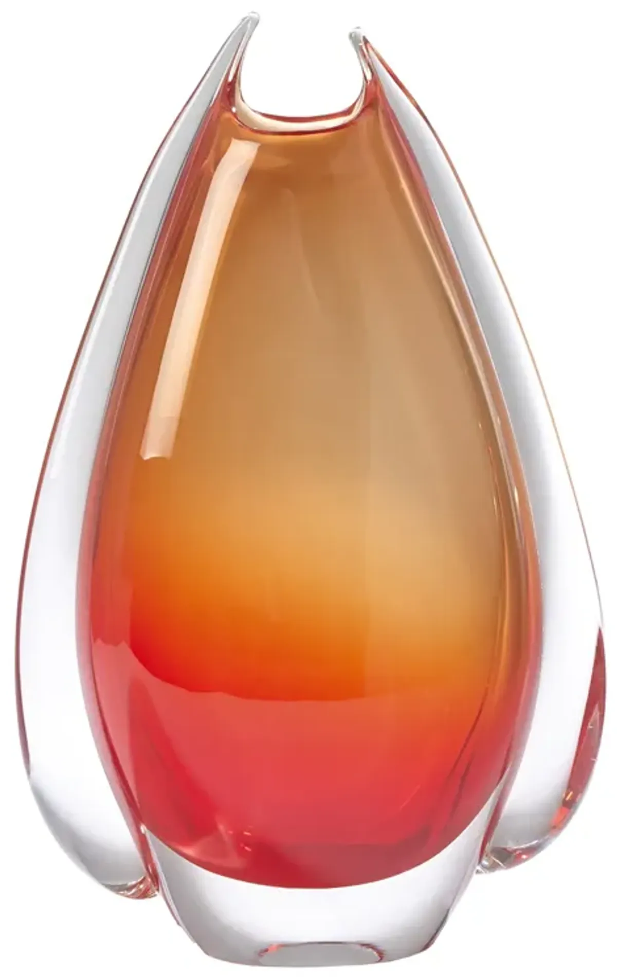 Fin Vase Orange Large