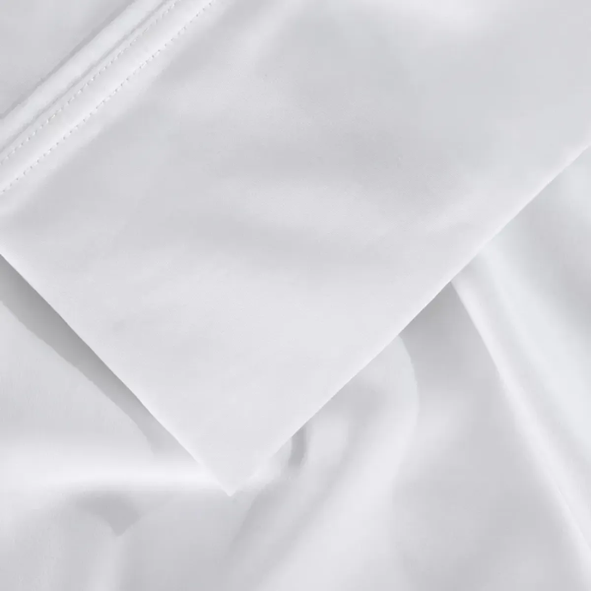 Hyper-Cotton Split Head Queen Sheet Set - Bright White