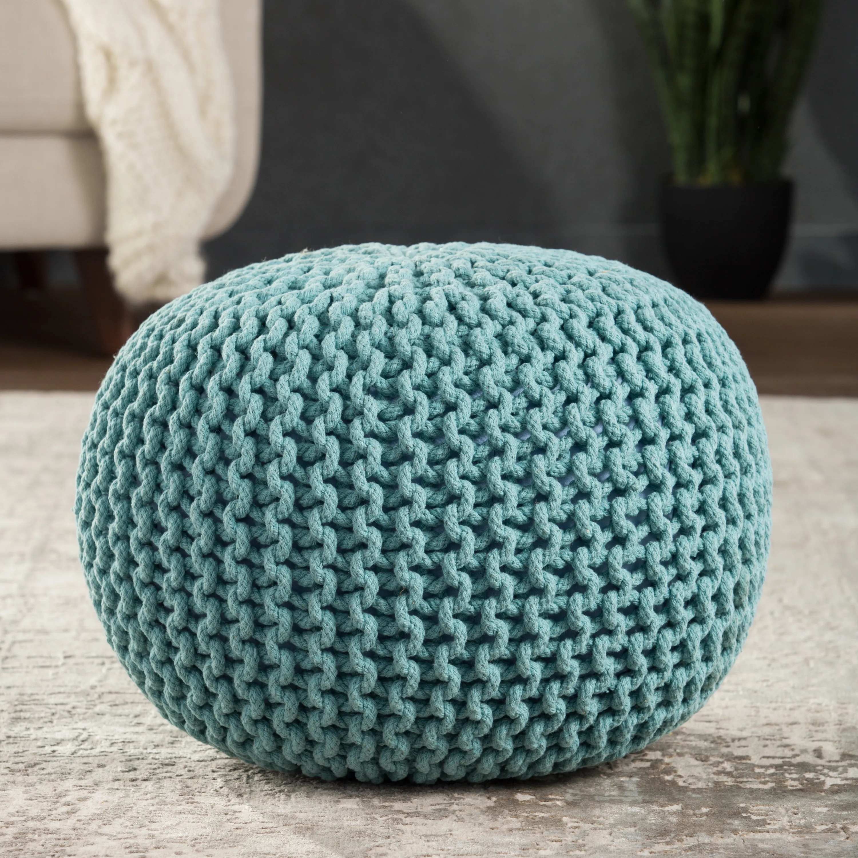 SPECTRUM POUF Aqua Haze