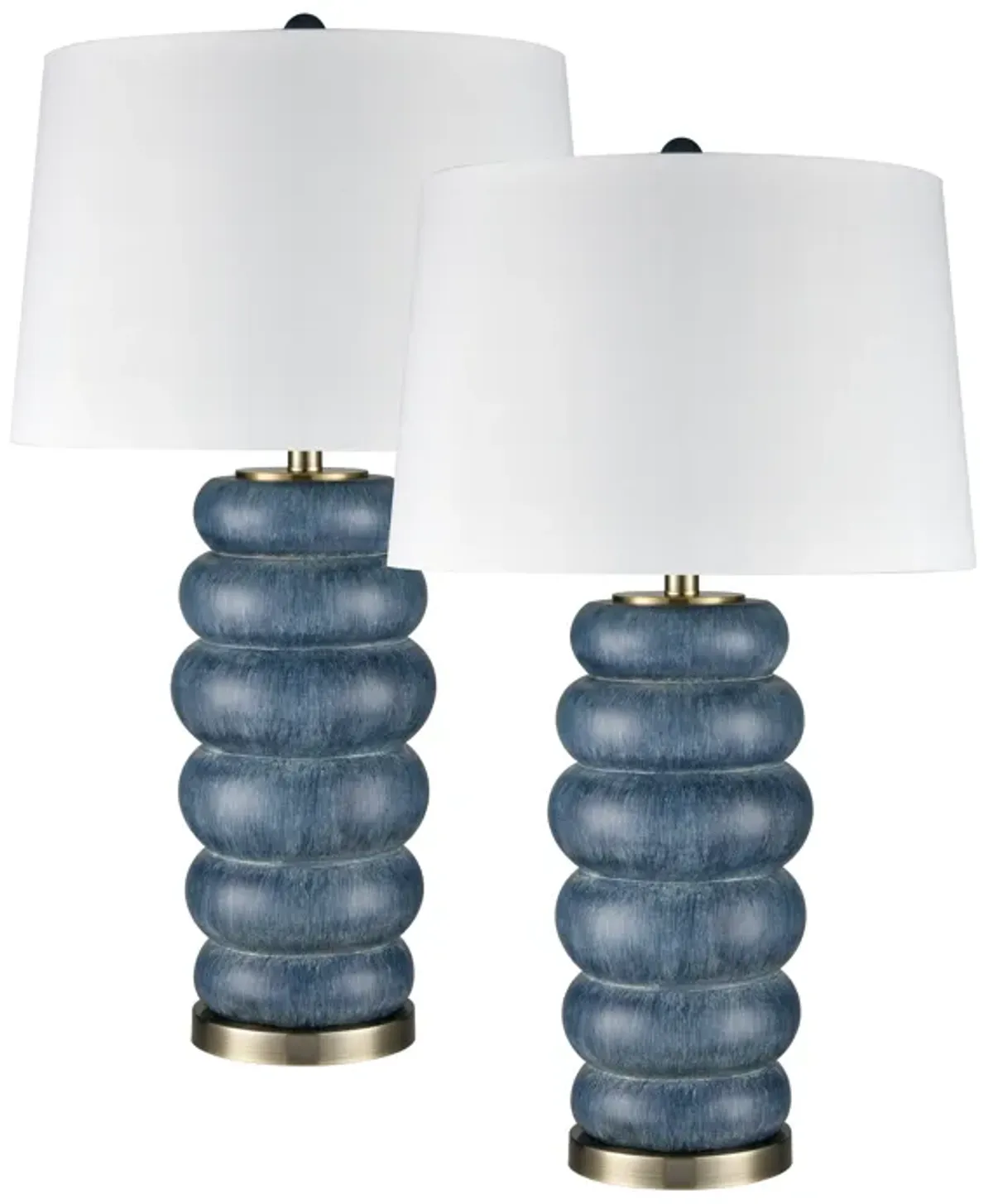 Barden Blue Table Lamp Set