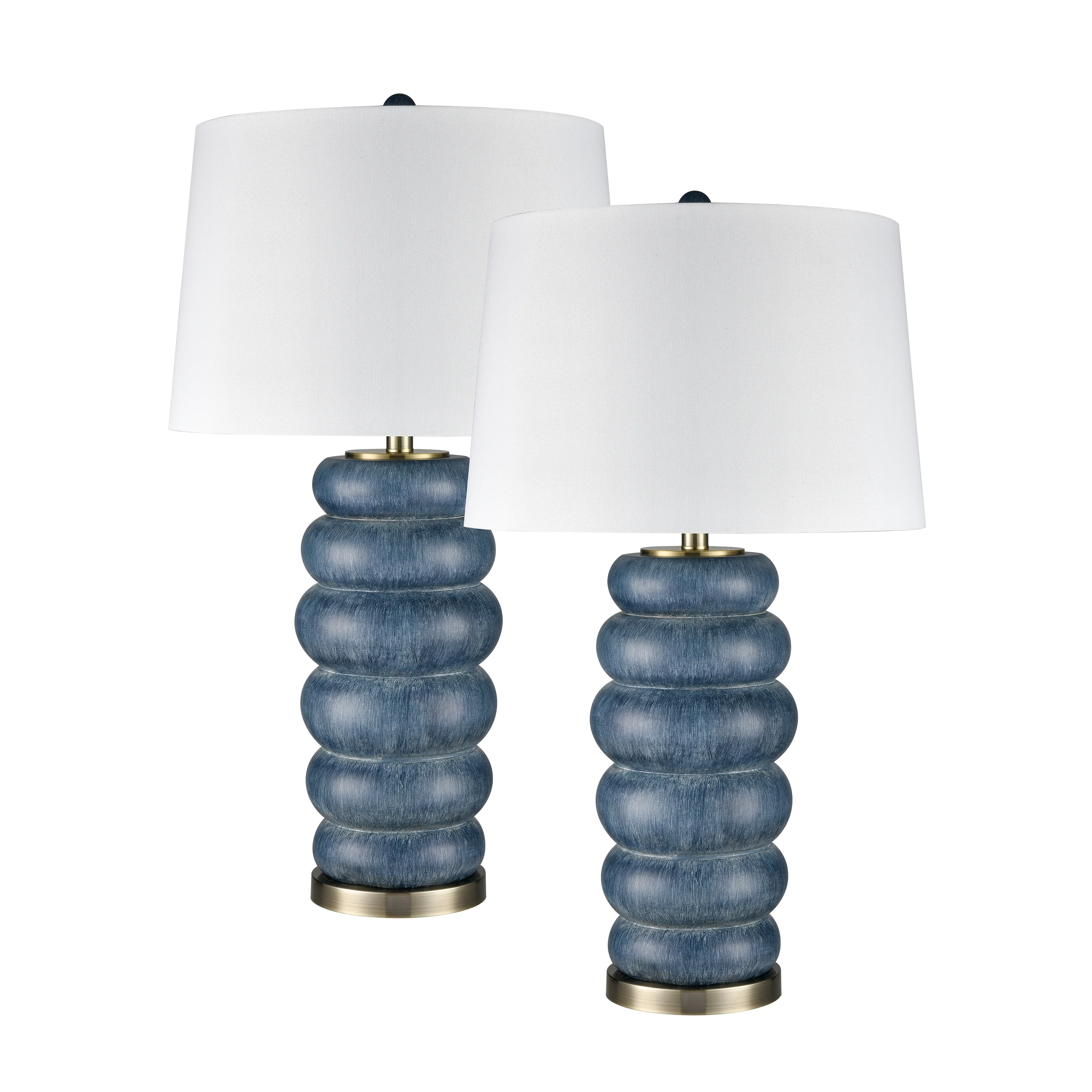 Barden Blue Table Lamp Set