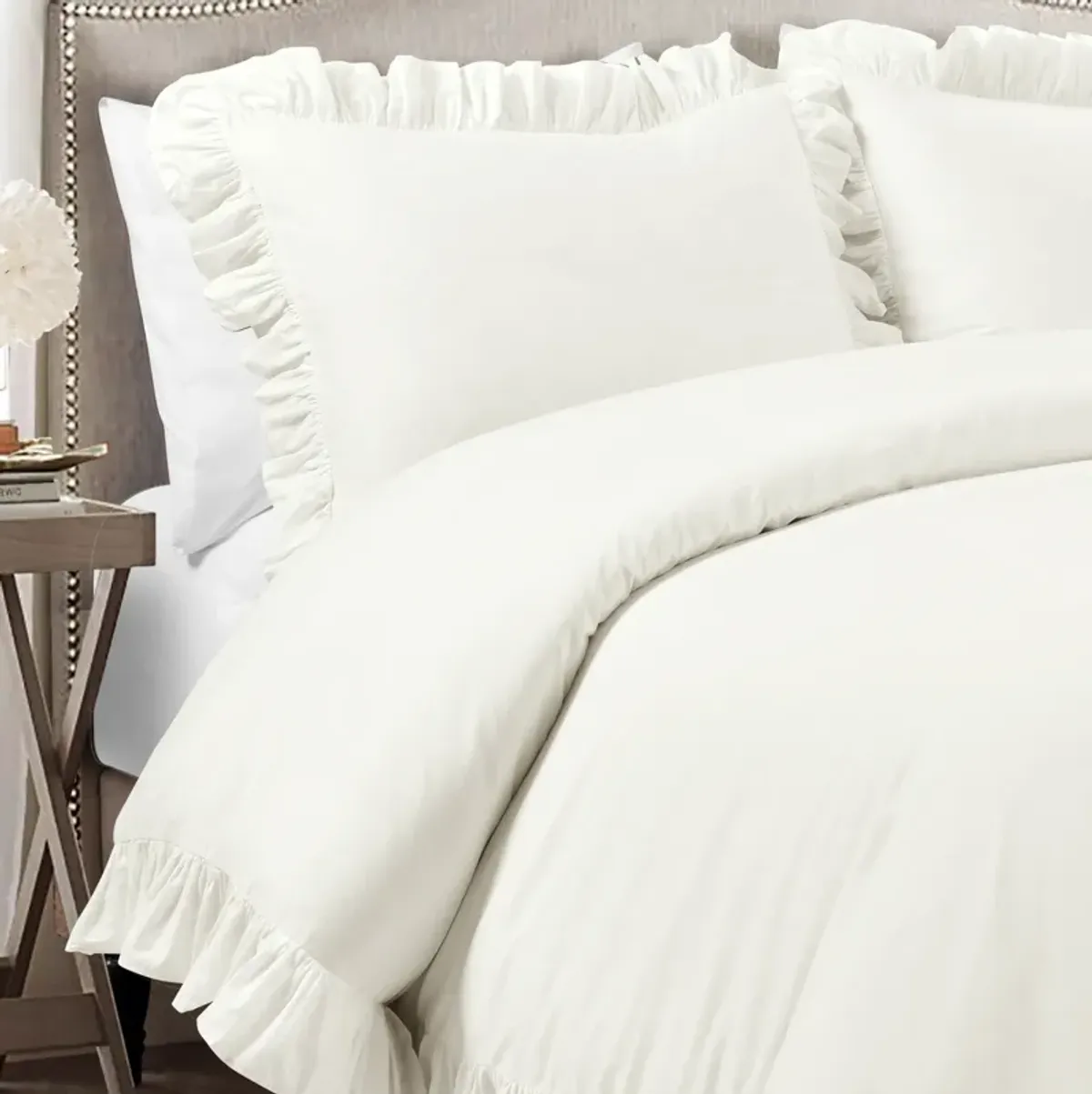 Reyna Cotton Duvet Cover  3Pc Set