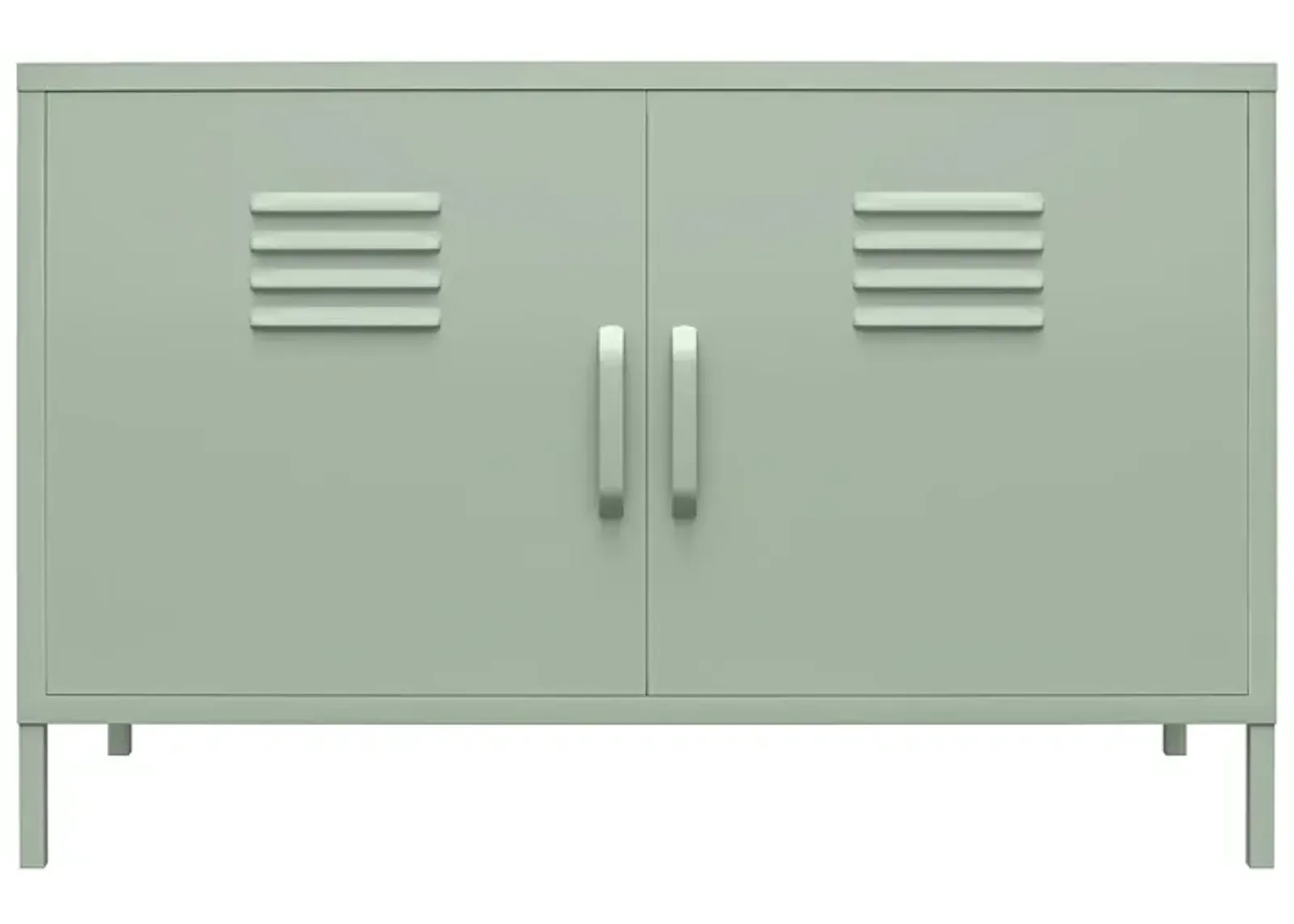 RealRooms Shadwick 2-Door Wide Metal Locker Accent Storage Cabinet