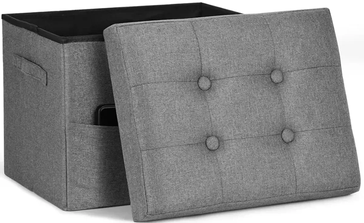 Foot Rest Stool with Thicker Foam Padded Seat