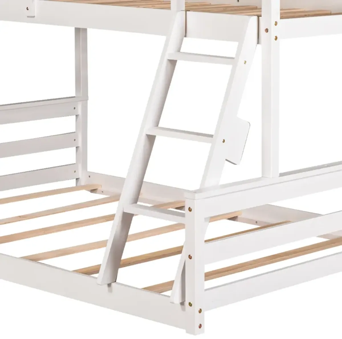 Merax House Bunk Bed with Built-in Ladder