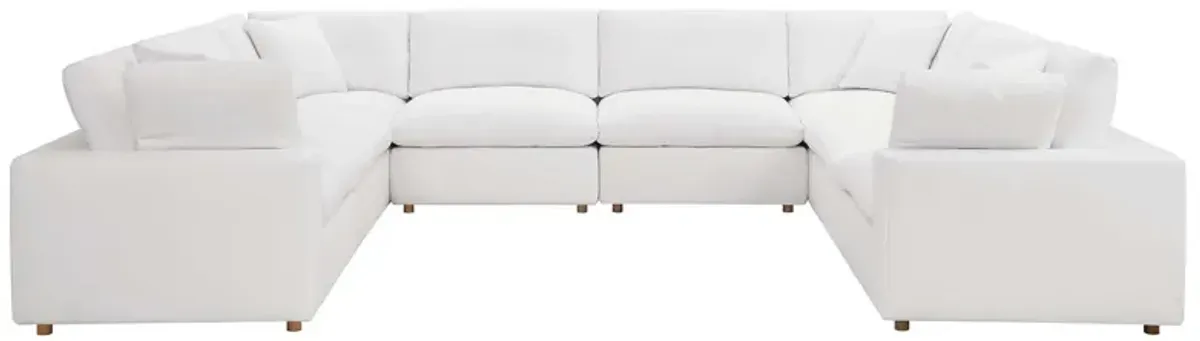 Commix Down Filled Overstuffed 8-Piece Sectional Sofa