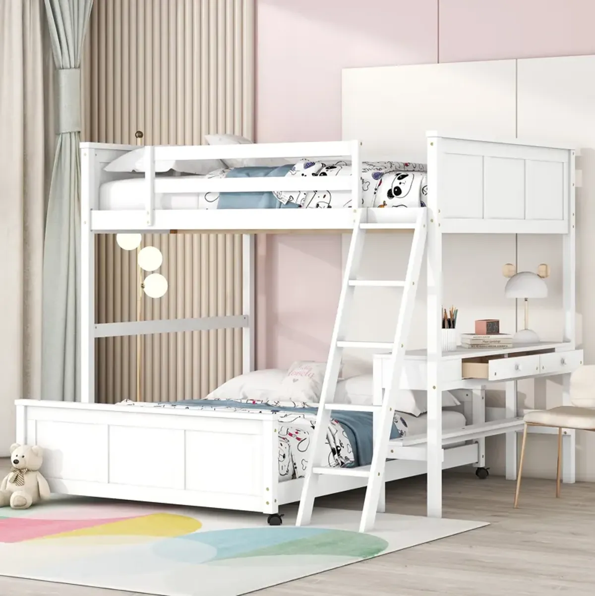 Merax Bunk Bed with Desk