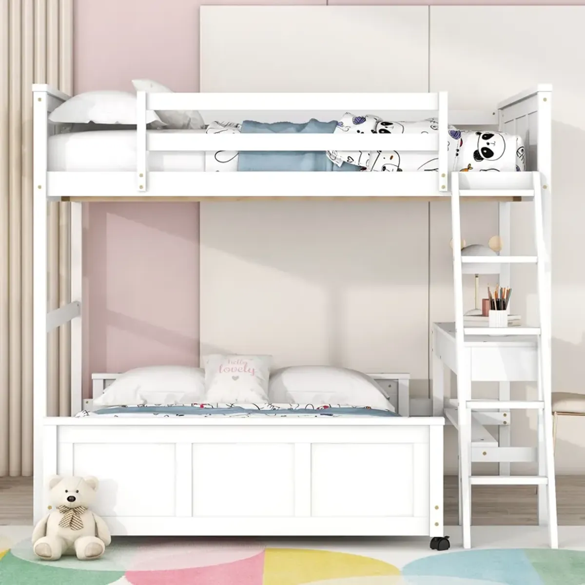 Merax Bunk Bed with Desk