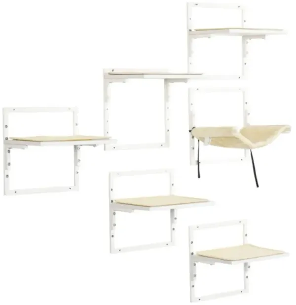 Cat Tower Multi-Level Climbing Structure with Scratching Posts and Cozy Perches for Cats