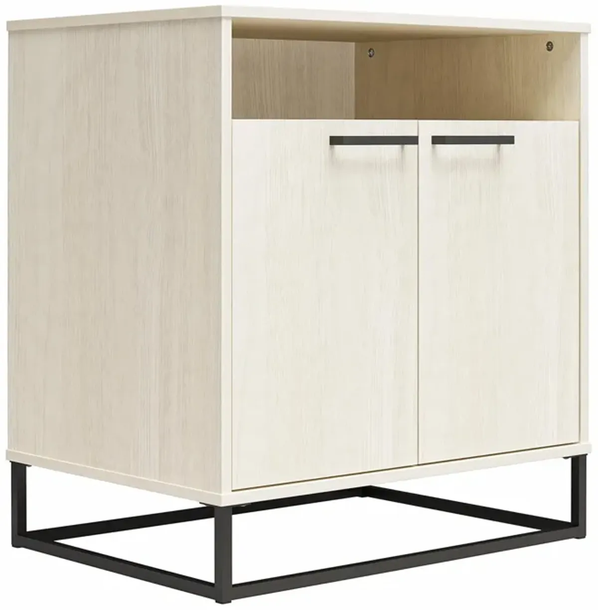 Kelly 2 Door Accent Cabinet, Ivory Oak