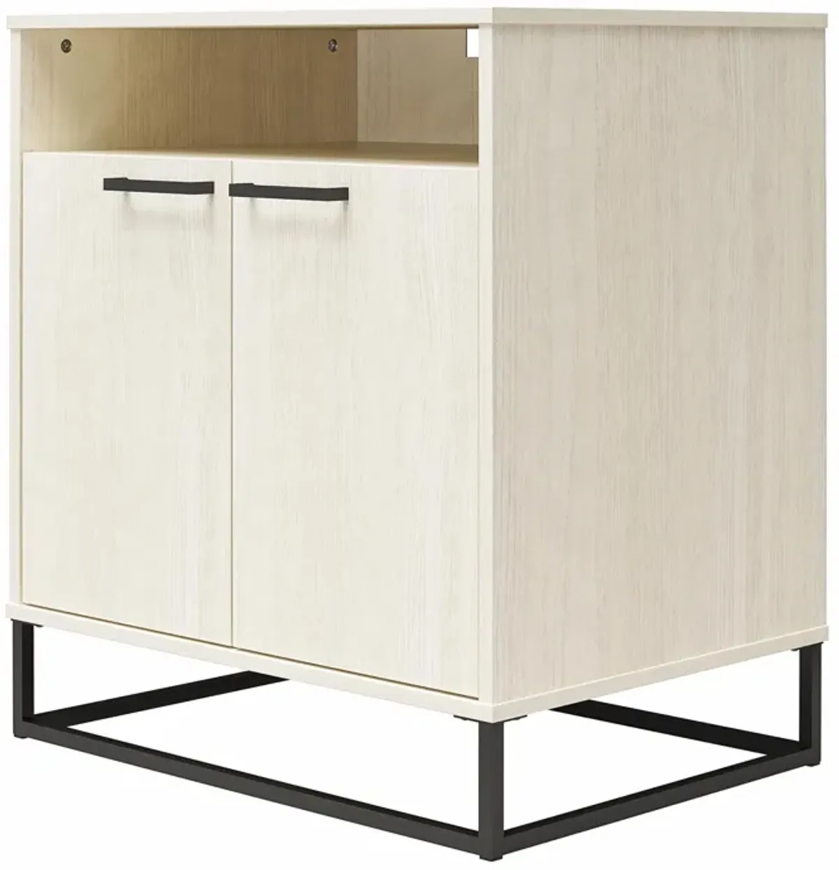 Kelly 2 Door Accent Cabinet, Ivory Oak