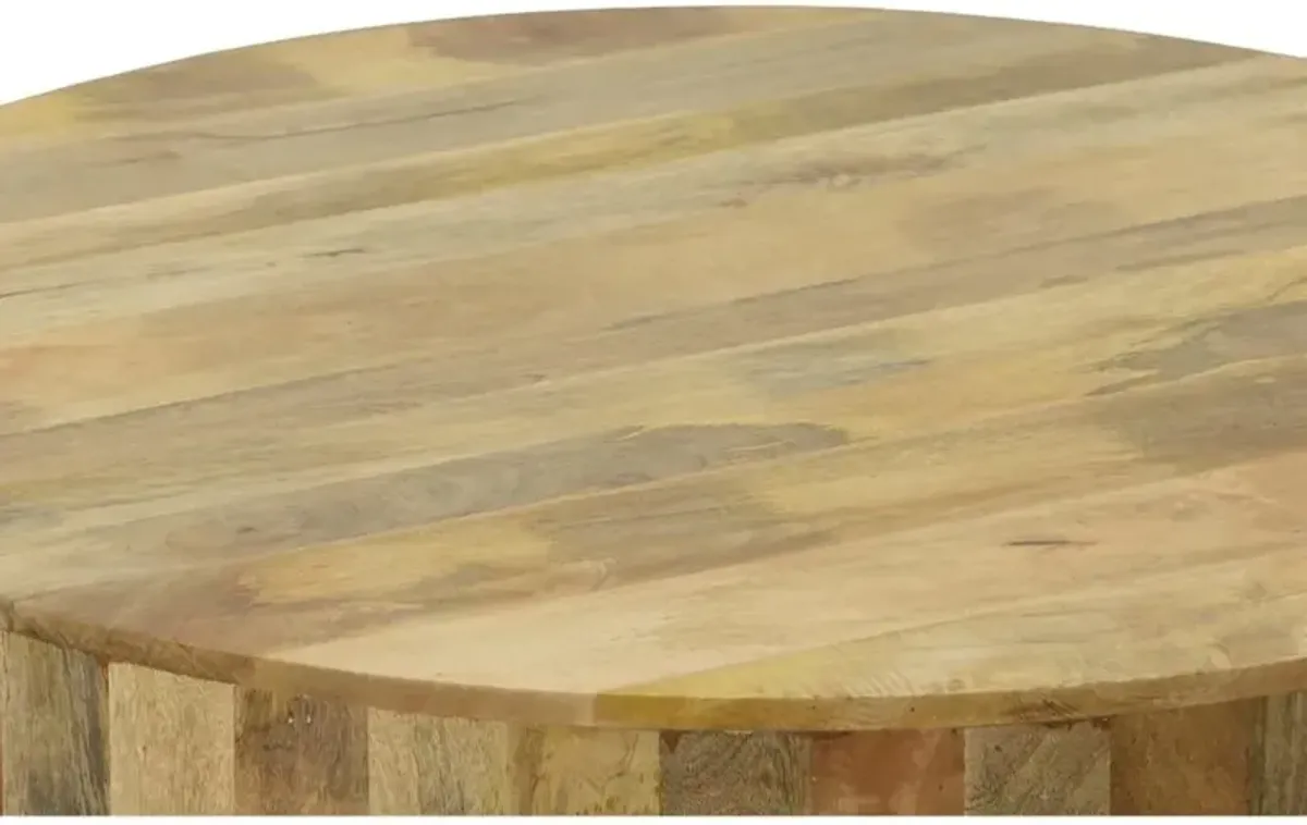 Carolina Living Tamia 42 Round Wooden Coffee Table - Natural