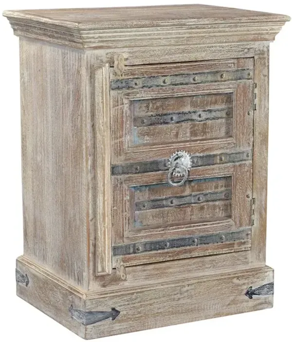 Taran Designs Callan 1-door Solid Wood Nightstand (Right)