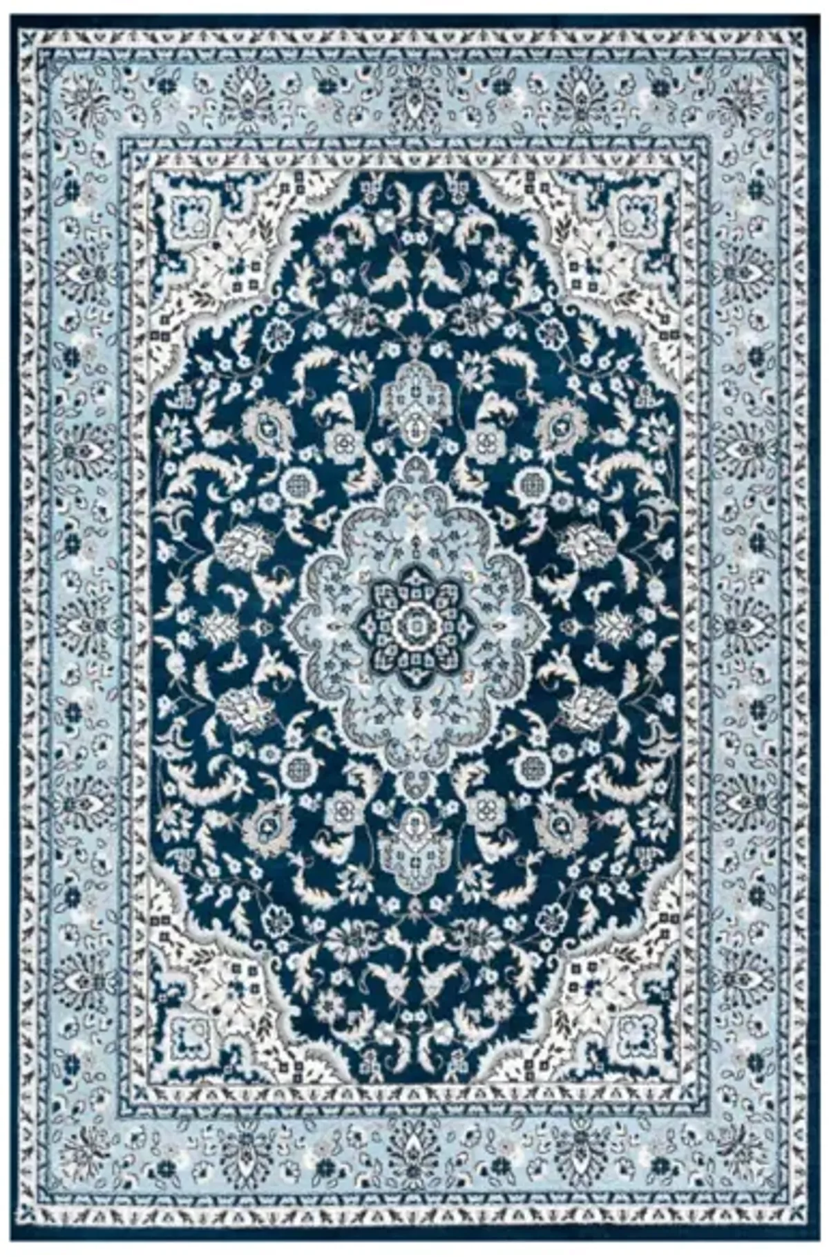 Palmette Modern Persian Floral Area Rug