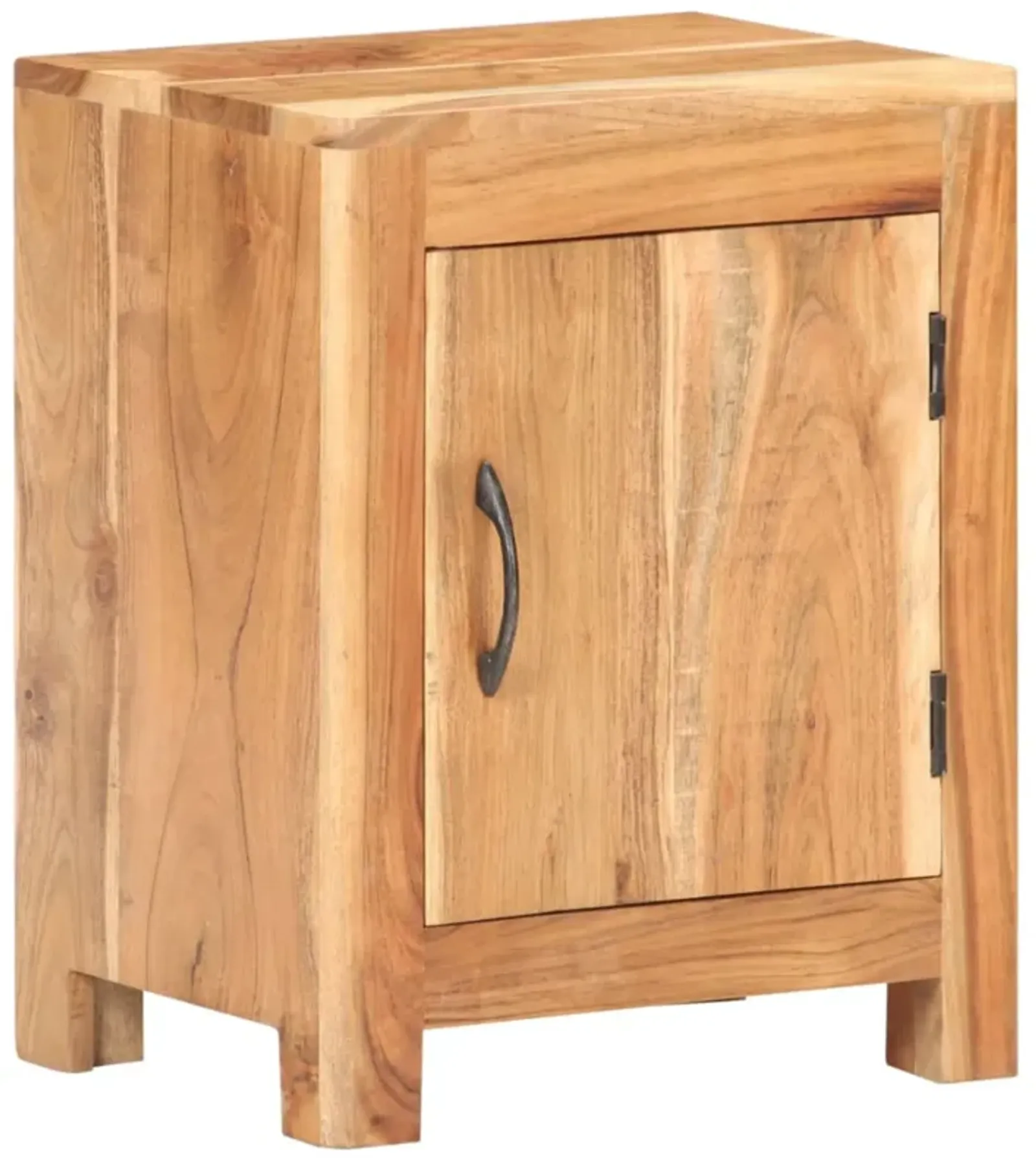 vidaXL Bedside Cabinet 15.7"x11.8"x19.7" Solid Acacia Wood