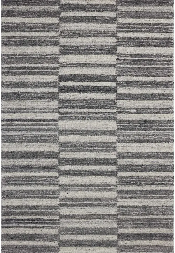 Rae Charcoal/Mist 2'3" x 3'9" Accent Rug by Magnolia Home by Joanna Gaines x Loloi