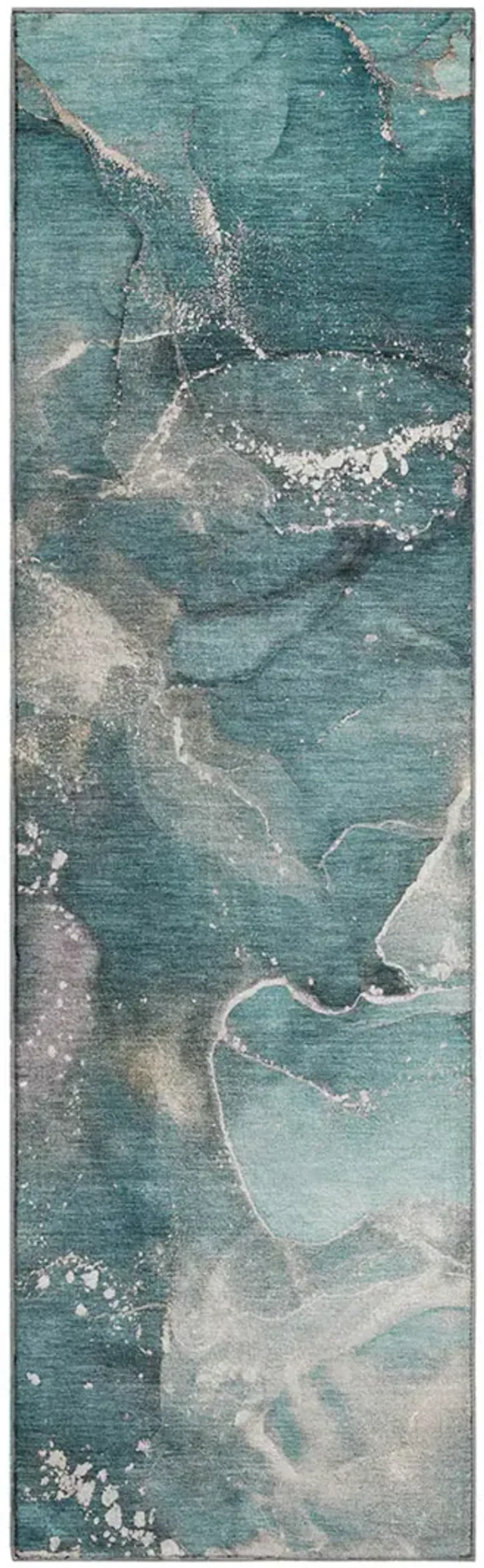 Odyssey OY11 Teal 2'3" x 7'6" Rug