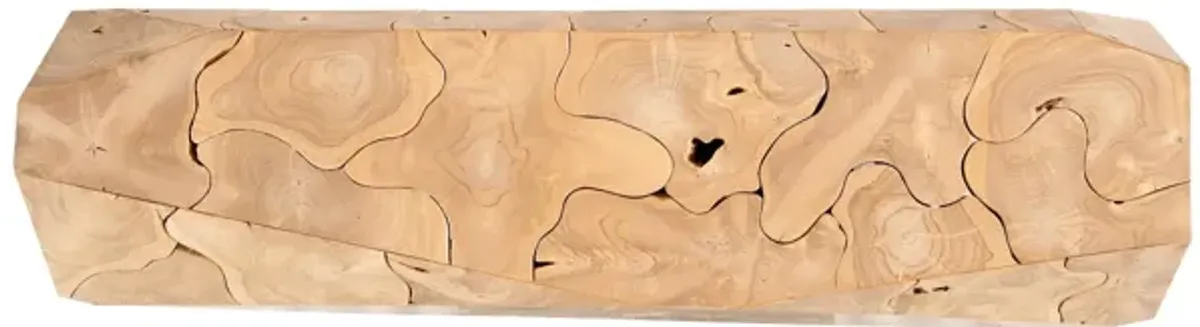 Prism Bleached Console Table