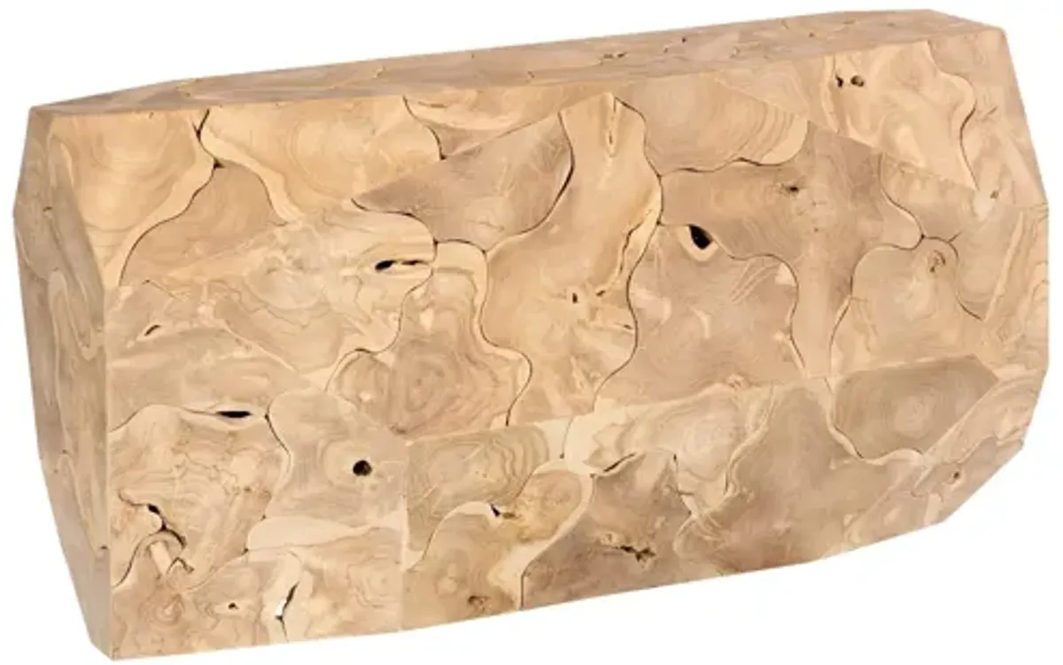 Prism Bleached Console Table