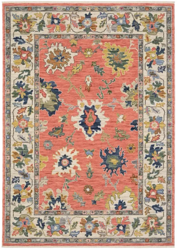 Lucca 2'6" x 12' Pink Rug