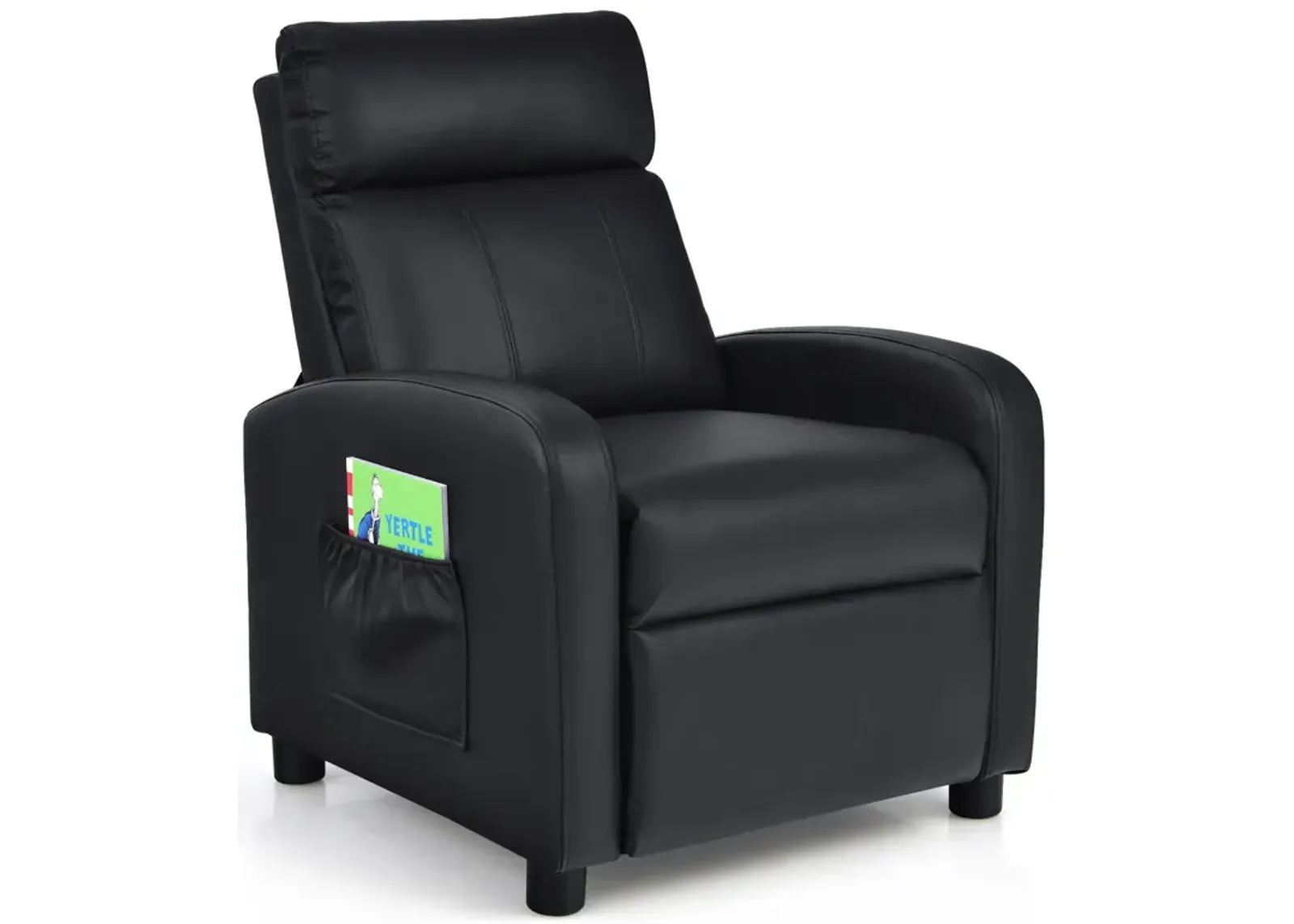 Ergonomic PU Leather Kids Recliner Chair for Comfortable Lounge and Relaxation