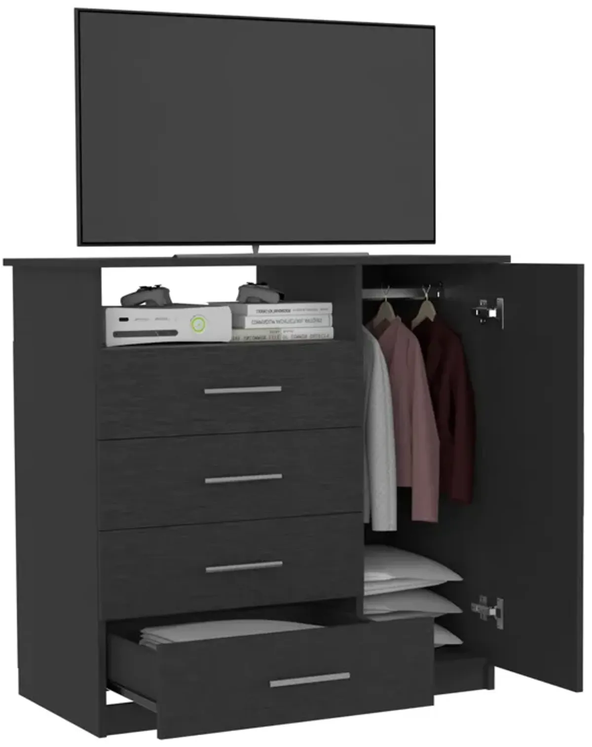 Dresser Beaufort, Bedroom, Black