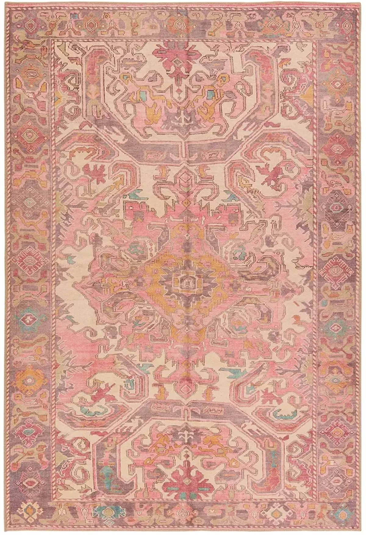 Garcia Elanor Pink 3' x 8' Runner Rug