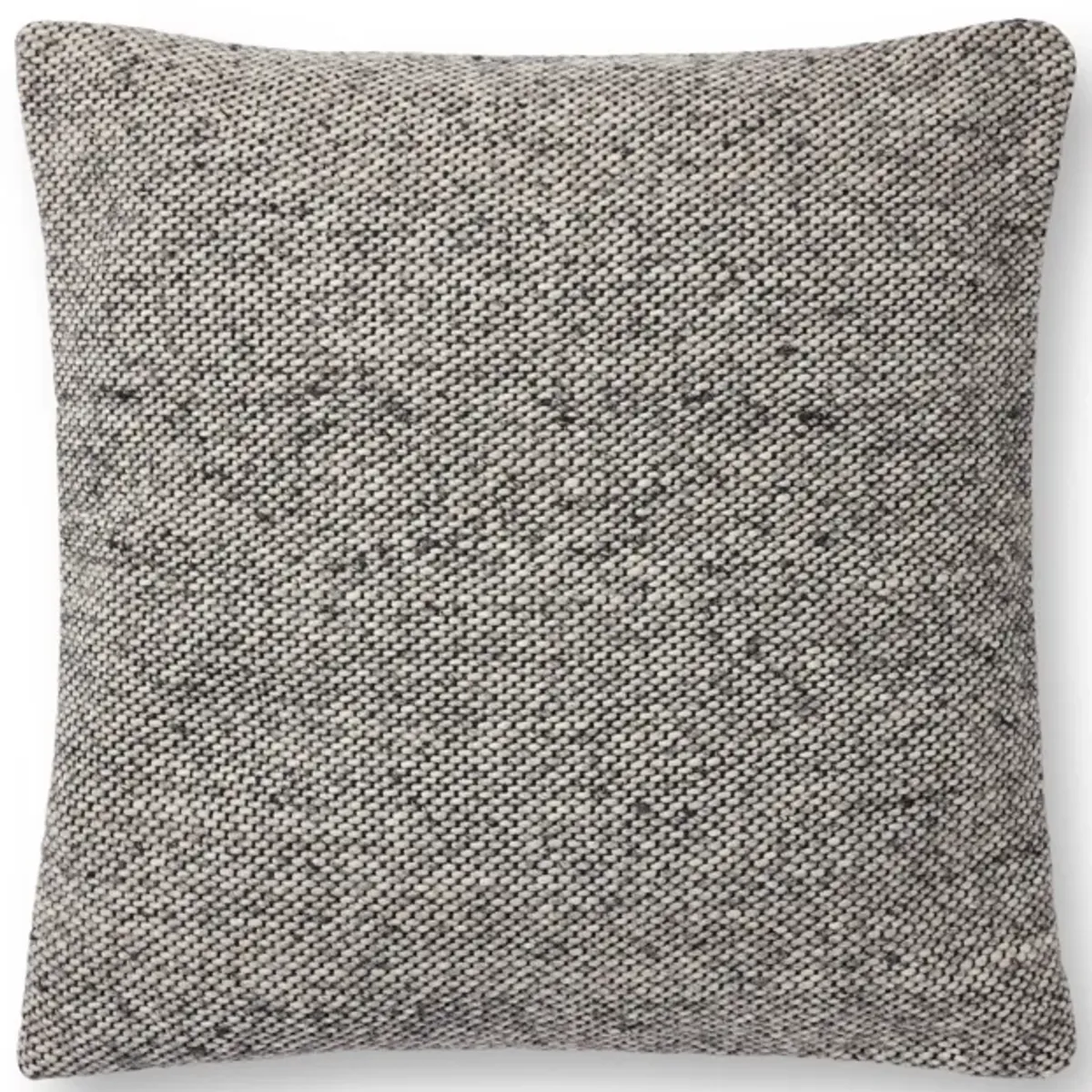 Claudette PAL0019 Charcoal/Grey 22''x22'' Polyester Pillow by Amber Lewis x Loloi
