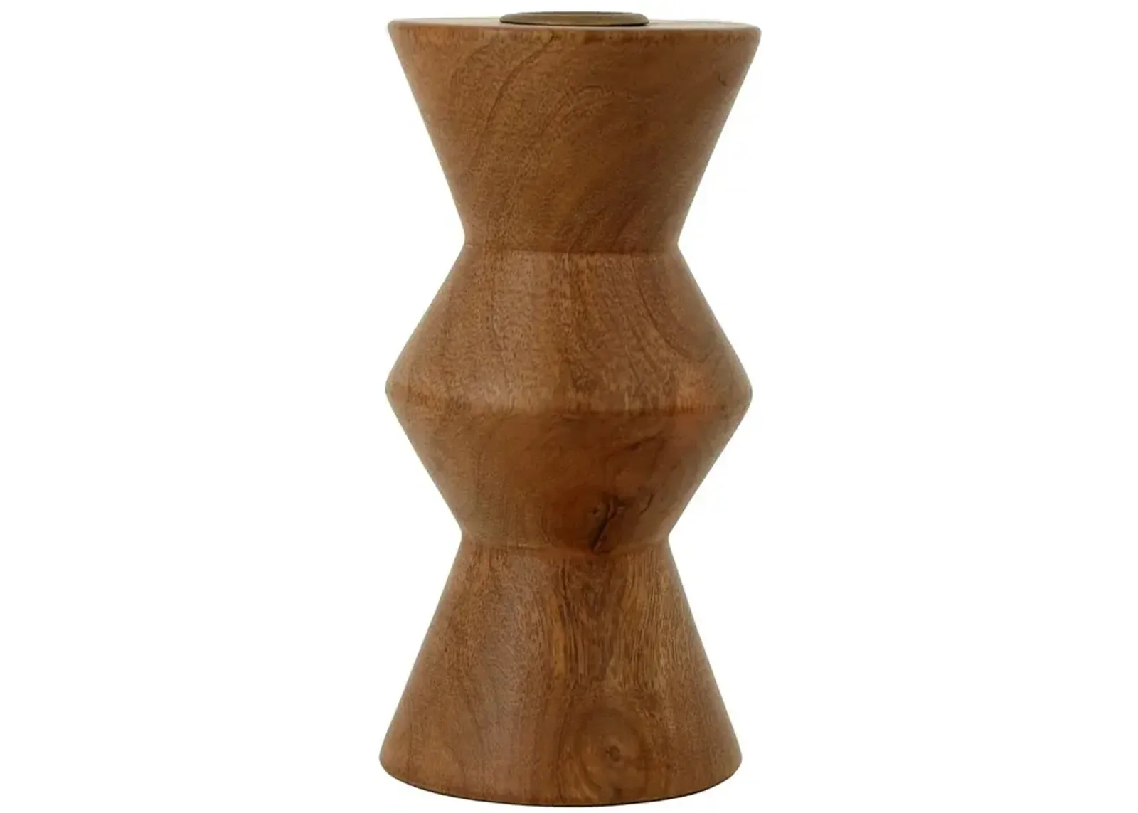 Moe�s Sequence Wooden Candle Holder Small Brown