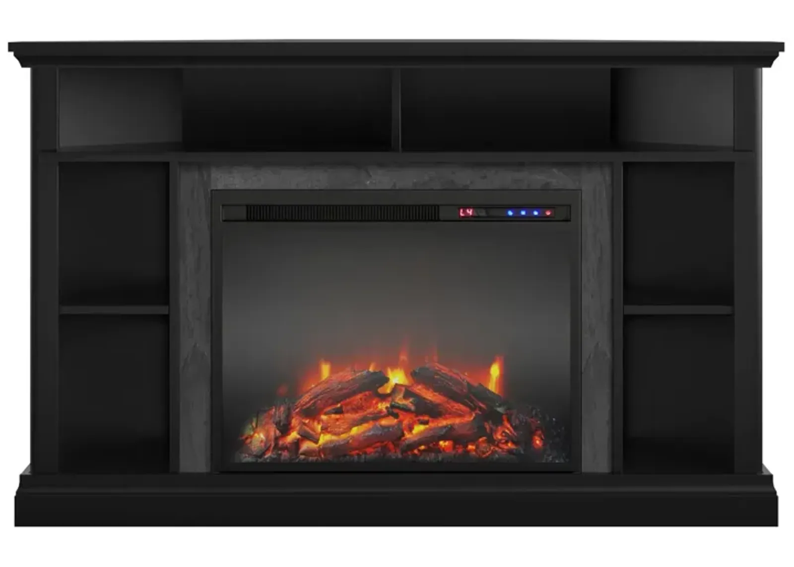 Ameriwood Home Overland Electric Corner Fireplace Space Heater for TVs up to 50"